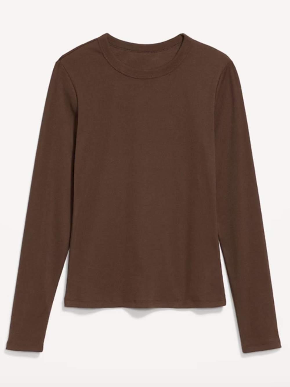 Snug Long-Sleeve Crew-Neck T-Shirt